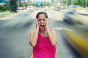 anxious woman